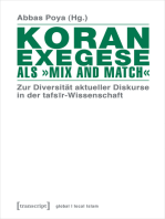 Koranexegese als »Mix and Match«: Zur Diversität aktueller Diskurse in der tafsir-Wissenschaft