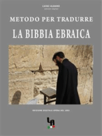 Metodo per tradurre la Bibbia Ebraica