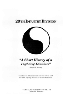 29th Infantry Division: A Short History of a Fighting Division