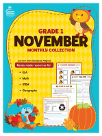 November Monthly Collection, Grade 1