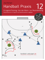 Handball Praxis 12 – D-Jugend-Training: Von der Mann- zur Raumdeckung - Kooperationen im Angriff und Abwehroptionen dagegen: Handball Fachliteratur