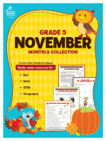 November Monthly Collection, Grade 5