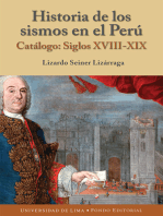 Historia de los sismos en el Perú: Catálogo: Siglos XVIII-XIX