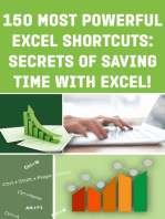 150 Most Poweful Excel Shortcuts: Secrets of Saving Time with MS Excel