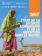 L’État de la sécurité alimentaire et de la nutrition dans le monde 2017. Renforcer la résilience pour favoriser la paix et la sécurité alimentaire