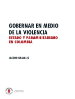 Gobernar en medio de la violencia: Estado y paramilitarismo en Colombia