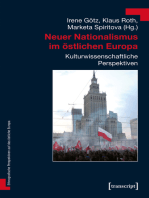 Neuer Nationalismus im östlichen Europa: Kulturwissenschaftliche Perspektiven