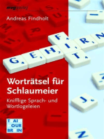 Worträtsel für Schlaumeier