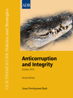 Anticorruption and Integrity: Policies and Strategies