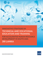 Innovative Strategies in Technical and Vocational Education and Training for Accelerated Human Resource Development in South Asia: Sri Lanka: Sri Lanka