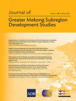 Journal of Greater Mekong Subregion Development Studies: October 2014