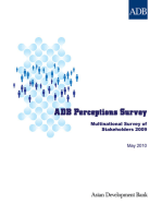 ADB Perceptions Survey: Multinational Survey of Stakeholders 2009
