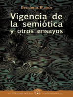 Vigencia de la semiótica y otros ensayos