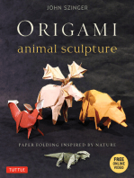 Origami Animal Sculpture: Paper Folding Inspired by Nature: Fold and Display Intermediate to Advanced Origami Art (Origami Book with Online Video instructions)