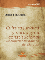 Cultura jurídica y paradigma constitucional: La experiencia italiana del siglo XX
