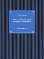 Mehr krause Gedanken - Gedankensprünge: Liederbuch Nr. 3