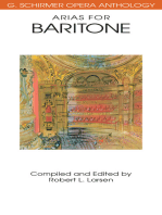 Arias for Baritone: G. Schirmer Opera Anthology