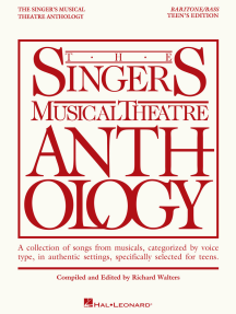 The Singer's Musical Theatre Anthology - Teen's Edition: Baritone/Bass Book Only