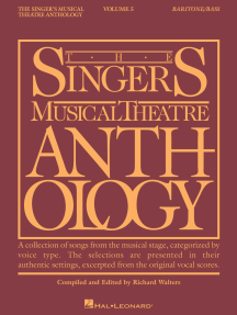 Singer's Musical Theatre Anthology - Volume 5: Baritone/Bass Book