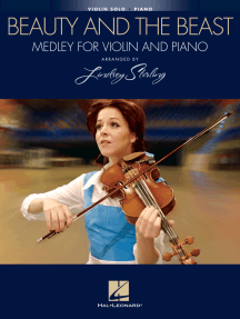Beauty And The Beast Medley For Violin Piano By Alan - 