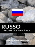 Livro de Vocabulário Russo: Uma Abordagem Focada Em Tópicos