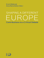 Shaping a different Europe: Contributions to a Critical Debate