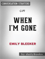When I'm Gone: by Emily Bleeker | Conversation Starters