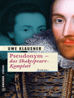 Pseudonym - das Shakespeare-Komplott: Ein Fall für Clayton Percival
