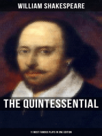 The Quintessential Shakespeare: 11 Most Famous Plays in One Edition: Hamlet, Romeo and Juliet, King Lear, A Midsummer Night's Dream, Macbeth, The Tempest, Othello…