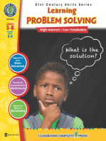 21st Century Skills - Learning Problem Solving Gr. 3-8+