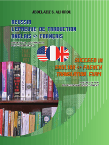 Read Succeed In English French Translation Exam Reussir L Epreuve De Traduction Anglais Francais Online By S Abdel Aziz Ali Orou Books