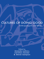 Cultures of Doing Good: Anthropologists and NGOs