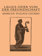 Lälius oder von der Freundschaft: Laelius de amicitia