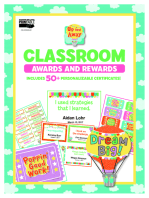 Up and Away Classroom Awards and Rewards