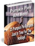 Pumpkin Pies and More