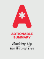 Actionable Summary of Barking Up the Wrong Tree by Eric Barker