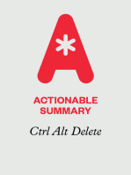 Actionable Summary of Ctrl Alt Delete by Mitch Joel
