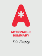 Actionable Summary of Die Empty by Todd Henry
