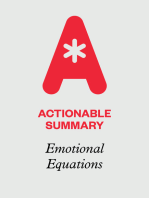 Actionable Summary of Emotional Equations by Chip Conley