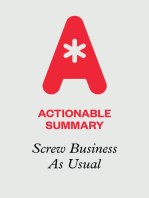 Actionable Summary of Screw Business As Usual by Richard Branson