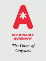 Actionable Summary of The Power of Onlyness by Nilofer Merchant