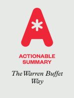 Actionable Summary of The Warren Buffet Way by Robert Hagstrom