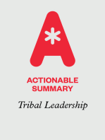 Actionable Summary of Tribal Leadership by Dave Logan, Halee Fischer-Wright, and John King