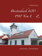 Breitenbach 1650 - 1910 Von L - Z