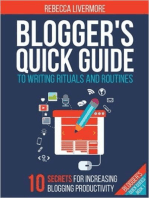 Blogger's Quick Guide to Writing Rituals and Routines: Bloggers Quick Guides, #1