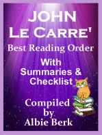 John LeCarre': Best Reading Order - with Summaries & Checklist