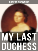 MY LAST DUCHESS: Dramatic Poem