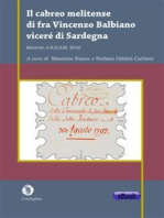 Il cabreo melitense di fra Vincenzo Balbiano viceré di Sardegna: Ricerche A.R.S.O.M. 2016