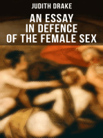 AN ESSAY IN DEFENCE OF THE FEMALE SEX: A feminist literature classic