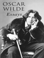 Oscar Wilde: Essays: Der Sozialismus und die Seele des Menschen, Aus dem Zuchthaus zu Reading, Aesthetisches Manifest, Zwei Gespräche von der Kunst und vom Leben